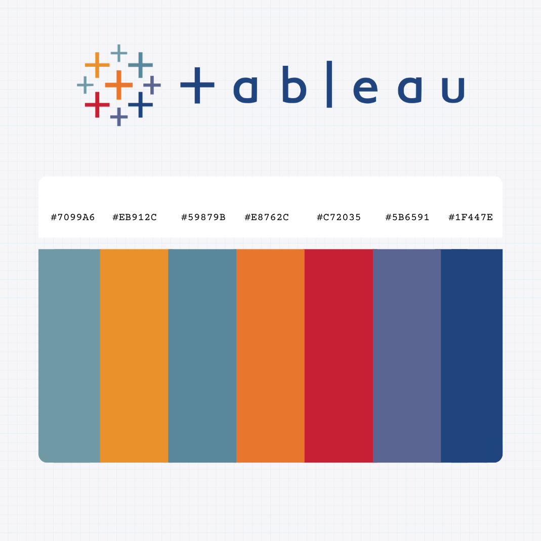 tableau logo color codes