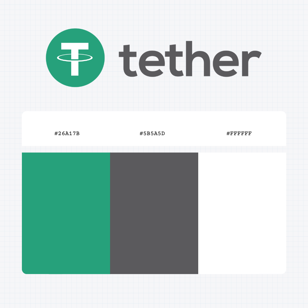 tether logo color codes