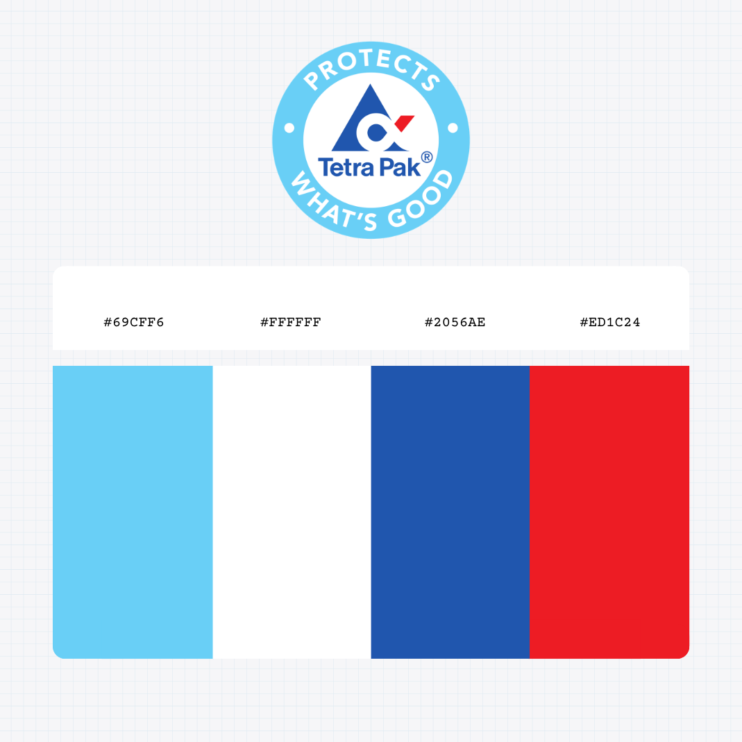 tetra pak logo color codes