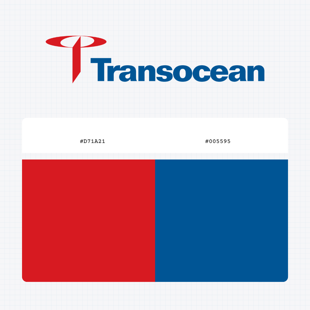 transocean logo color codes